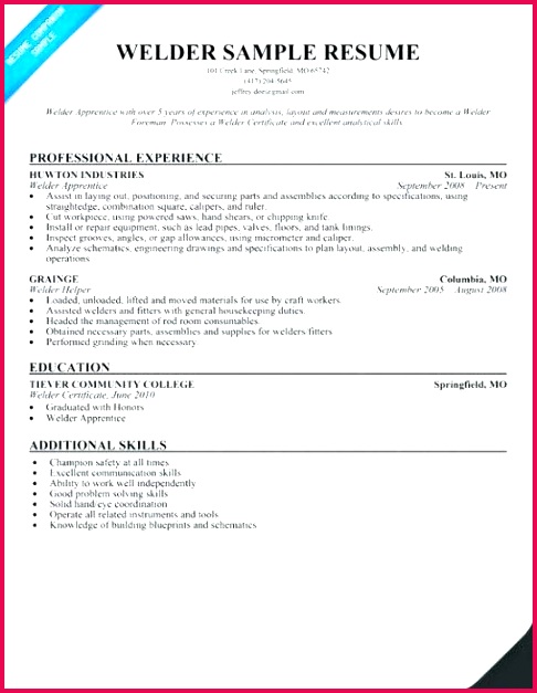 welding certificate template resume welder example will give ideas and provide as references your ce