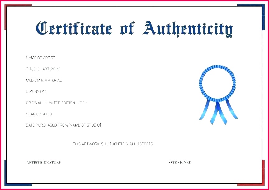 certificate enticity template word free certificates of templates certificate of enticity template letter of authenticity template for artwork letter of authenticity template