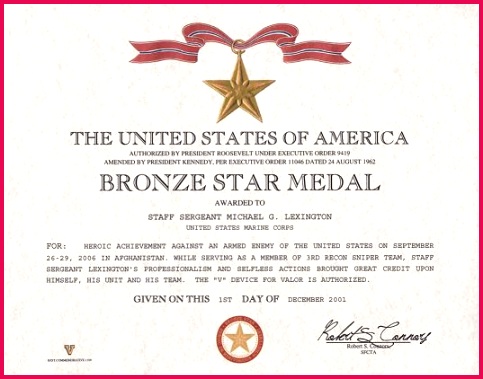 sample certificate heroism and navy and marine corps achievement medal certificate template of sample certificate heroism