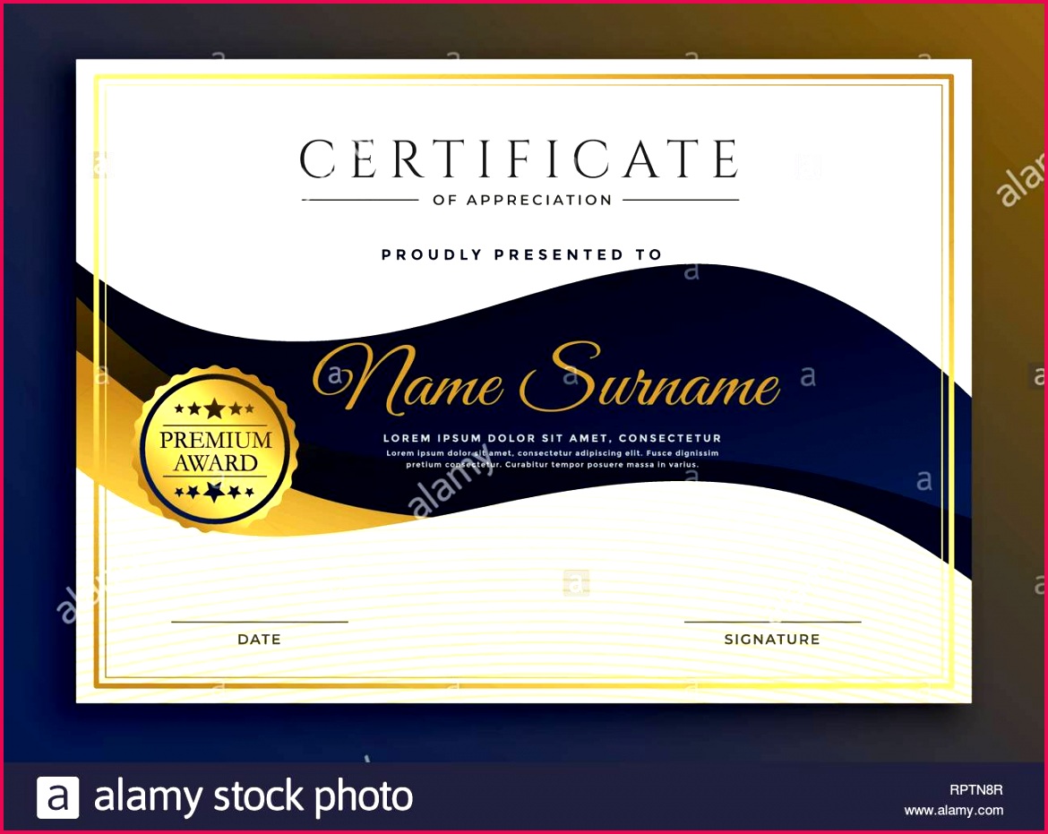 premium business certificate of appreciate template