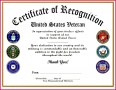4 Certificate Free Template for Veteran