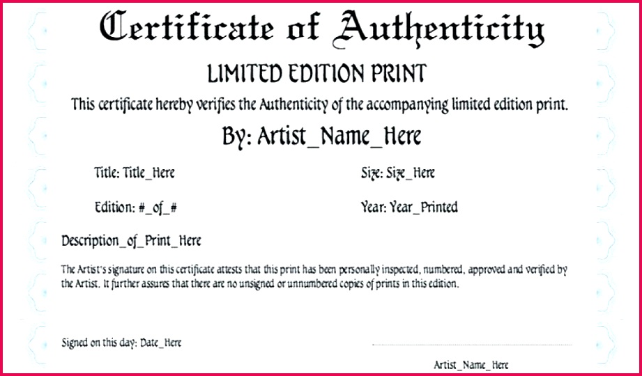 by tablet desktop original size fine art photography certificate of authenticity template limited photogr