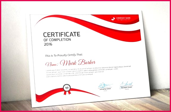 Certificate pletion Templates Free New Design Certificate Pletion Template Free Download