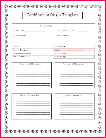 elegant beautiful manufacturer certificate origin template elegant beautiful manufacturer certificate origin template sample certificate of origin united states free trade agreement certificate of ori