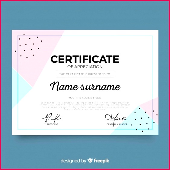 flat certificate template 23