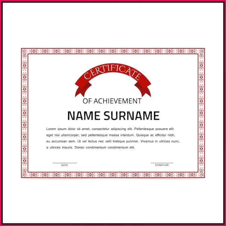 vector certificate template red designe borders white ca vector certificate template red designe borders white