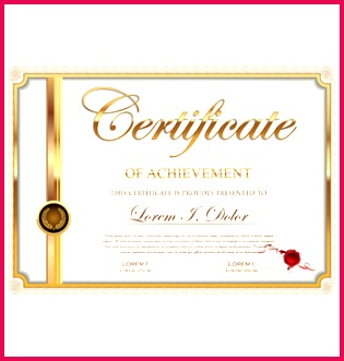 exquisite certificate frames with template vector