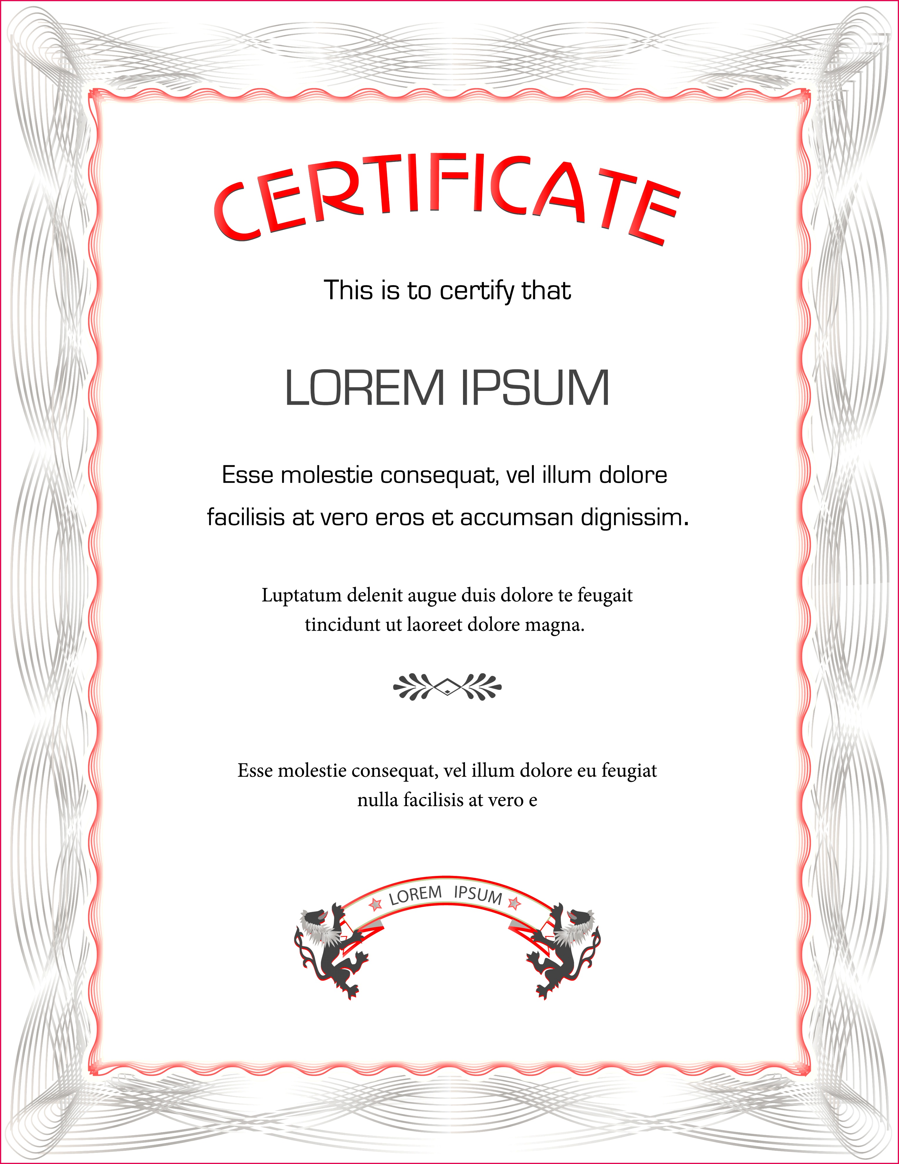 t certificate vector free 8
