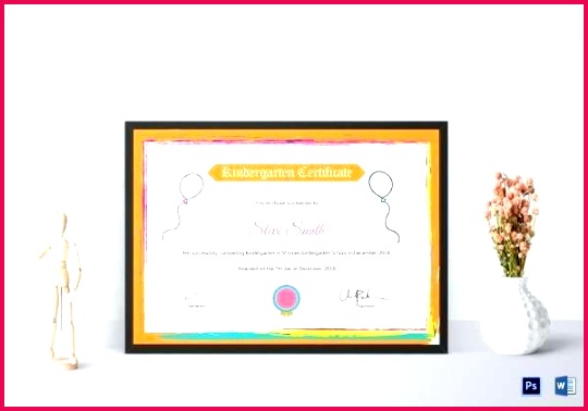 kindergarten preschool certificate template puppy class