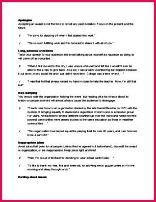 340px Things to Avoid in an Acceptance Speech sample