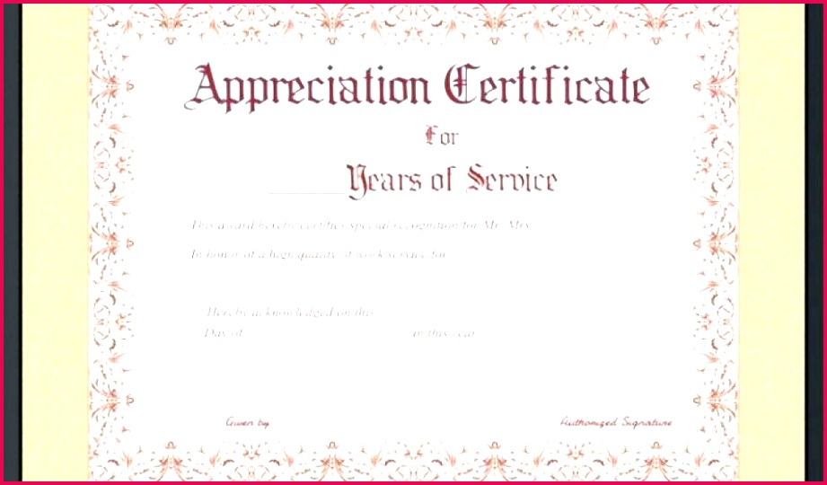 year service certificate template years of by tablet desktop original size 10 award
