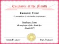 5 Certificate Templates Student Of the Month
