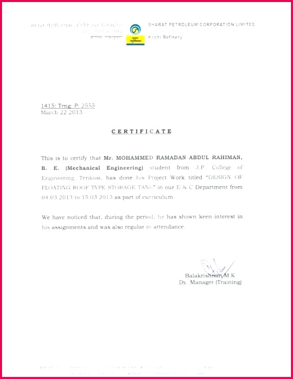sample project pletion certificate construction letter of pletion template construction work pletion letter format final year project pletion certificate