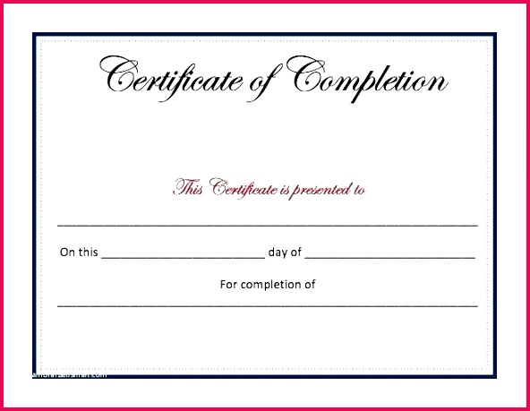 certificate pletion template word doc free printable of templates blank award certificat blank excellence certificate of pletion free printable