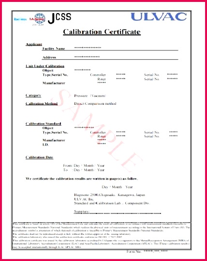11 Calibration Certificate Templates 538428 720d9e033ac29b32f57b b
