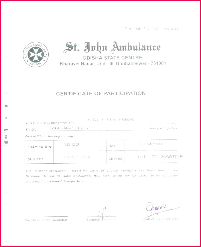 free certificate