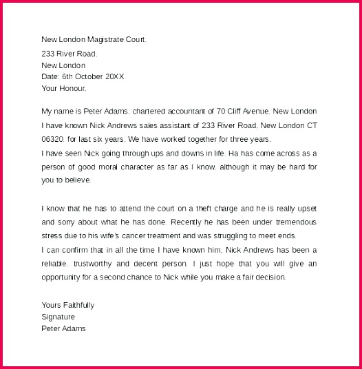 free immigration reference letter of good character moral samples certificate template
