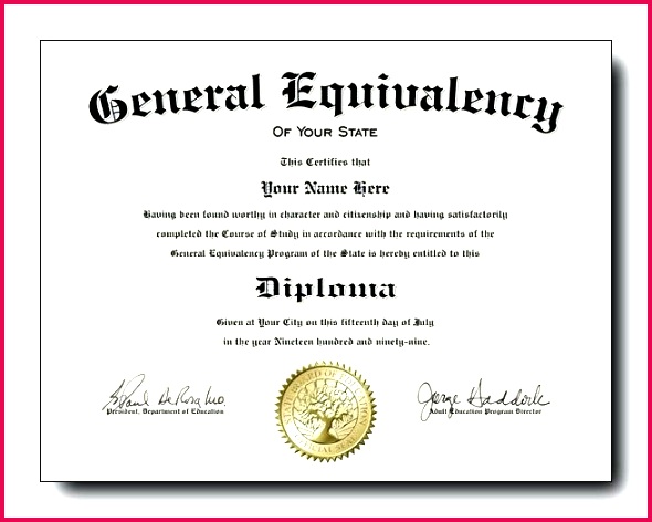 diploma template ged free printable certificate templates