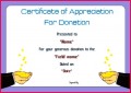 7 Charitable Gift Certificate Template
