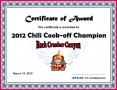 4 Chili Cook Off Certificate Template Free