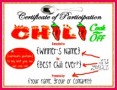 4 Chili Cook Off Certificate Templates