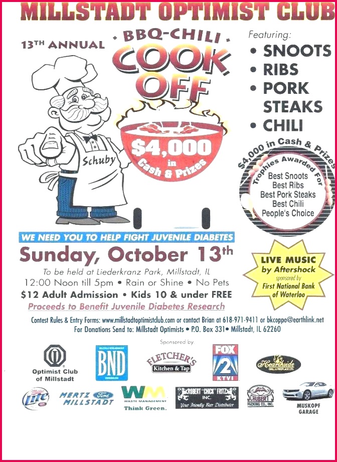 free sample chili cook off flyer template memes entry form vector