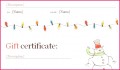 3 Christmas Gift Certificate Template Download