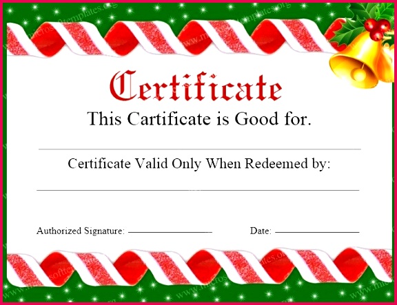 7 Christmas Iou Certificate Template 32597 FabTemplatez