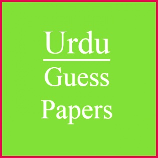 Urdu Guess Paper