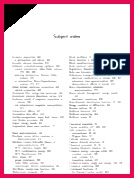 Subject Index
