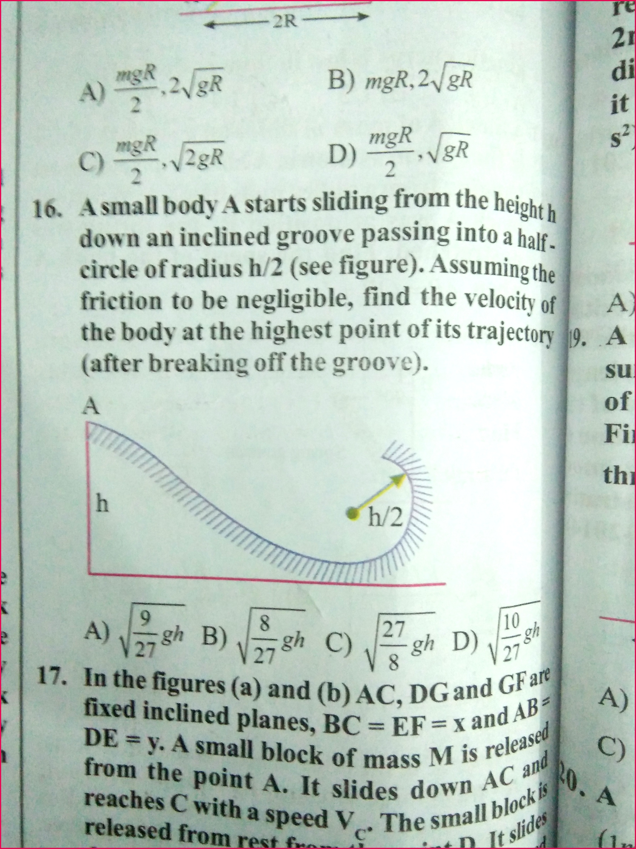 Plz solve the ques no 16
