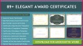 7 Community Service Award Certificate Templates