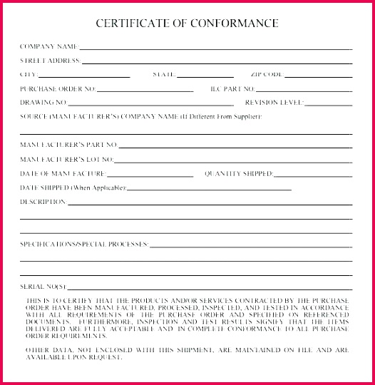 certificate of conformity template magnificent certificate of conformity sample template certificate of conformity sample template best of certificate conformity sample conformity letter format