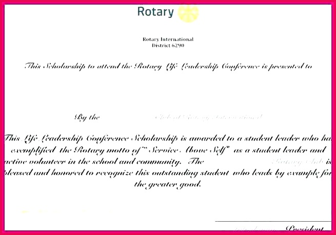 leadership certificate template templates word student award scholarship awesome best wor