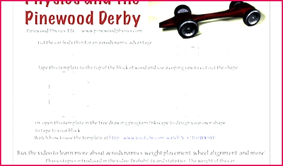 Pinewood Derby Car Templates Unique Cub Scout Aerodynamic Free 921540 pinewood derby car templates unique cub scout aerodynamic free certificate