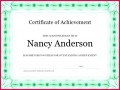 6 Cute Certificate Border Templates
