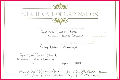 minister license certificate template fresh free beautiful of ordination