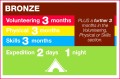 3 Dofe Bronze Certificate Template