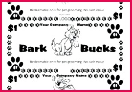 dog t certificate template free grooming t certificate template awesome free dog grooming printable 300x210