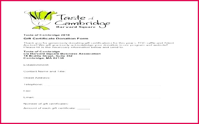 silent auction ate examples donation template free t ates forms intended for certificate
