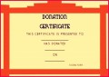 3 Donation Gift Certificate Template