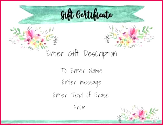 pretty t certificate template with white background with watercolor flowers t card template free christmas