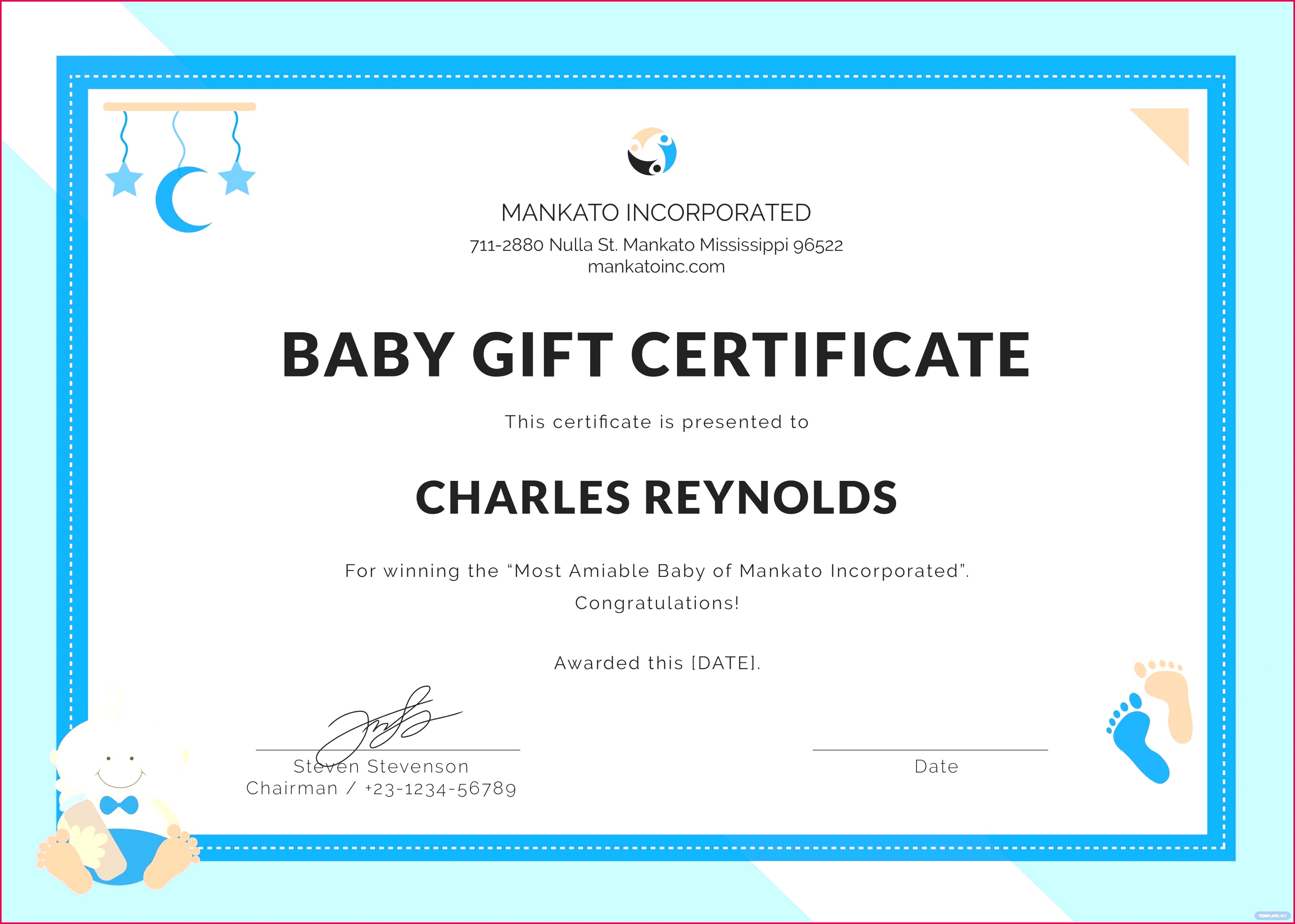 free t certificate template for mac lovely free baby t certificate template in psd ms word of free t certificate template for mac