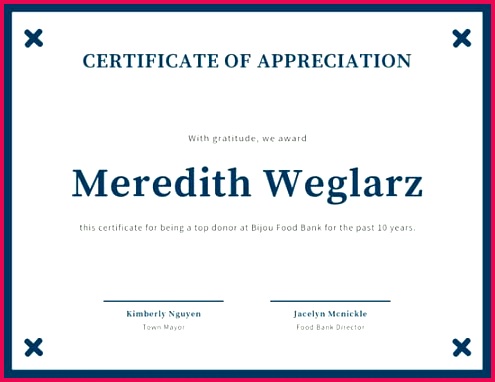 canva simple blue and white bordered certificate of appreciation MAC92ggI4AQ