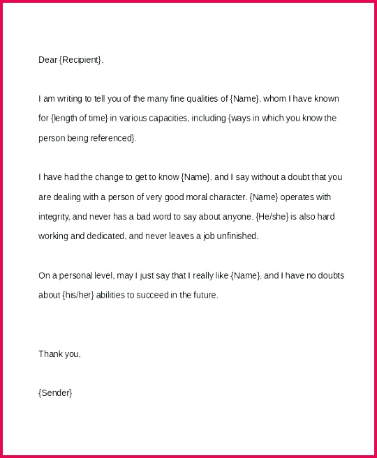 personal reference letter lovely character certificate format for employee job bank fresh resume references
