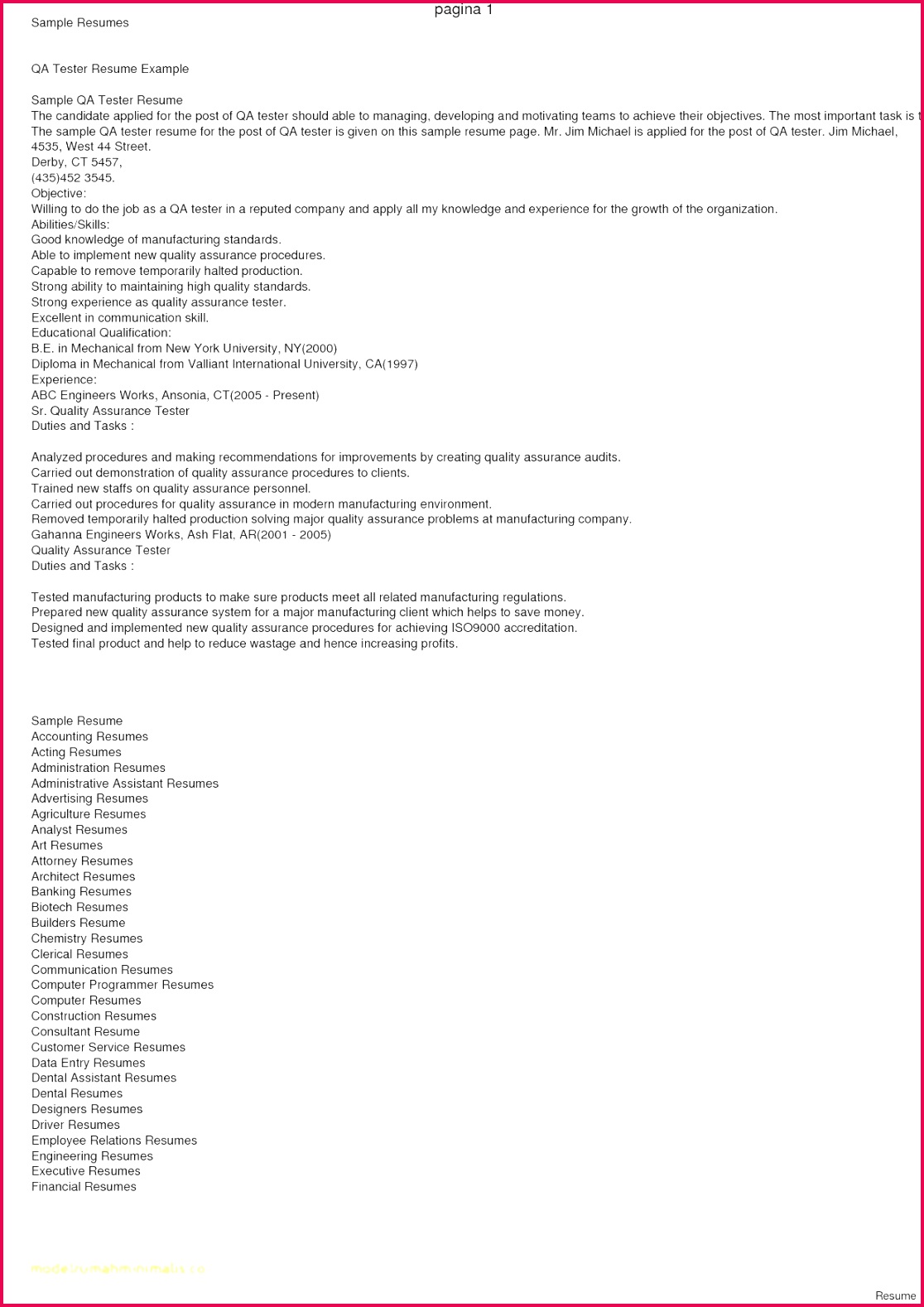 sample resume format for qa valid construction resume template inspirational resume examples 0d skills of sample resume format for qa