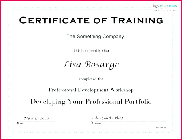 first aid certificate template word nonprofit management inspirational superb professional development
