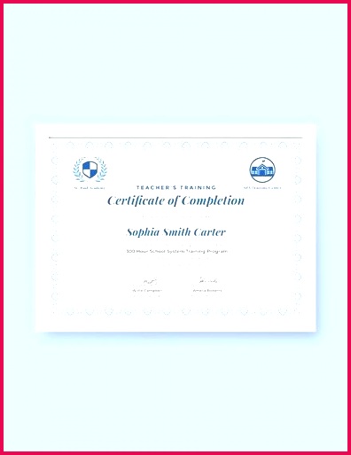 teachers training pletion certificate template ppt certificates examples and