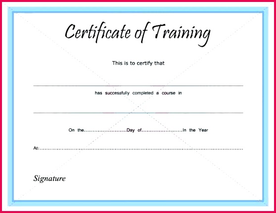 discover ideas about printable certificates sample training certificate template of pletion