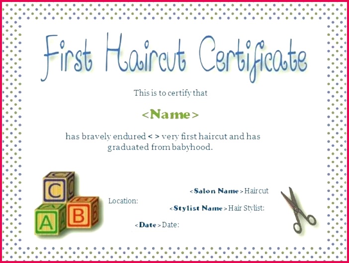 hair certificate templates first place award photo large template cert